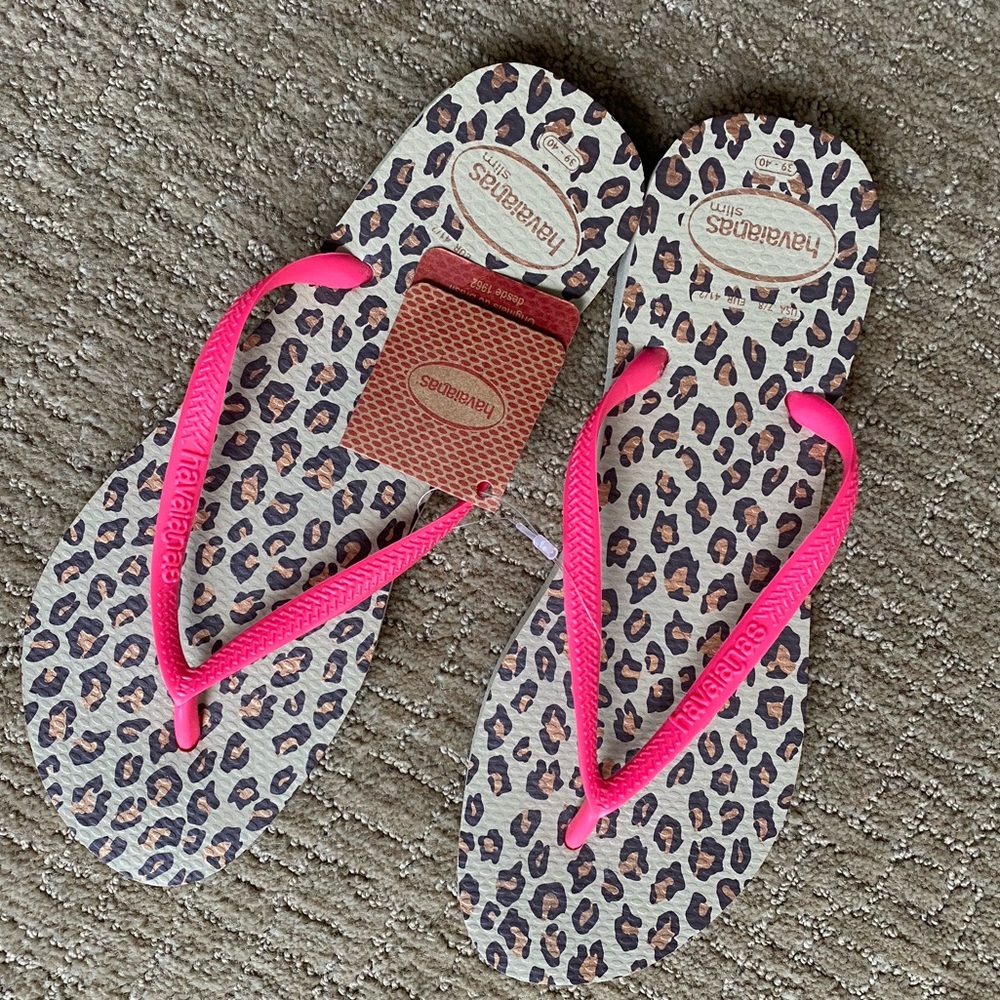 Flip flops never worn. NWT